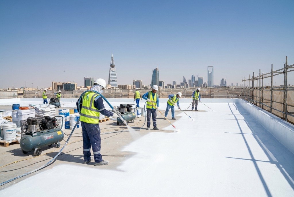 خدمات كشف تسربات المياه وعزل الأسطح بالرياض — ManzilCare